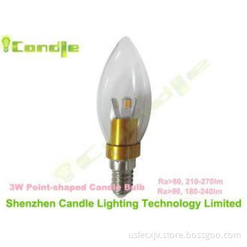Epistar 3 w E12 E14 LED Candle Shape Bulb SMD 5630 AC85 - 2